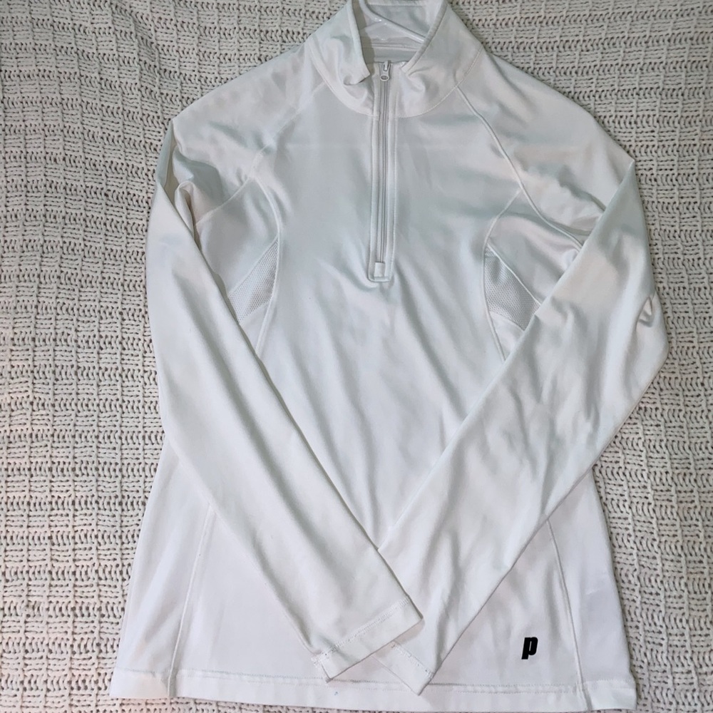White workout jacket